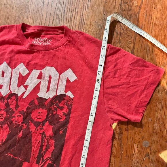 ACDC RAG Men's Medium Red and Black T-shirt - Picture 2 of 3